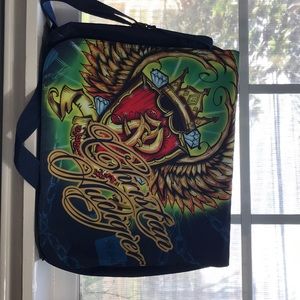 Ed Hardy crossbody/laptop bag